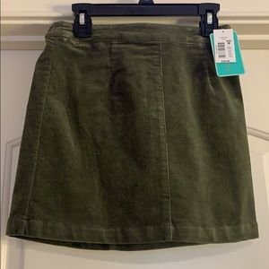 Olive Copper Key Skirt